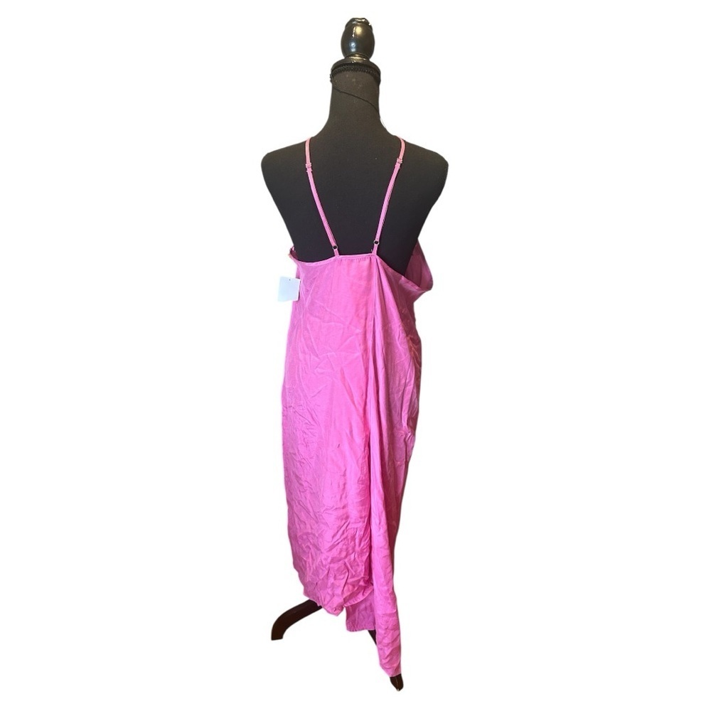 NWOT Topshop Bright Pink Chemise - Picture 3 of 9
